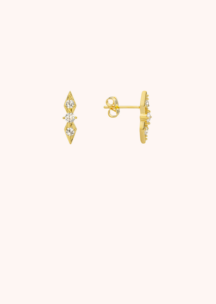ARABESQUE EARRINGS 24-carat fine gold plating