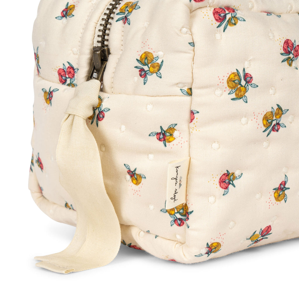 ORGANIC COTTON TOILETRY BAG Peonia