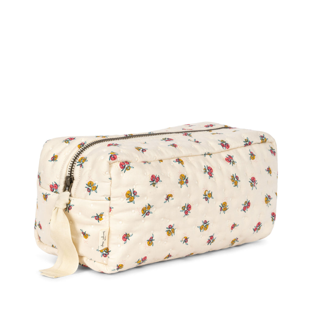 ORGANIC COTTON TOILETRY BAG Peonia