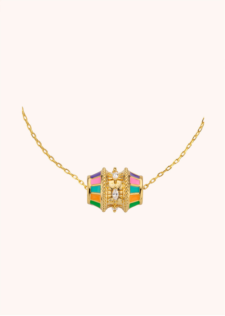 TALISMAN RAINBOW NECKLACE 24-carat fine gold plating