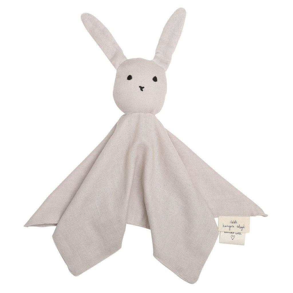 ORGANIC COTTON SLEEPY RABBIT COMFORTER Nimbus cloud