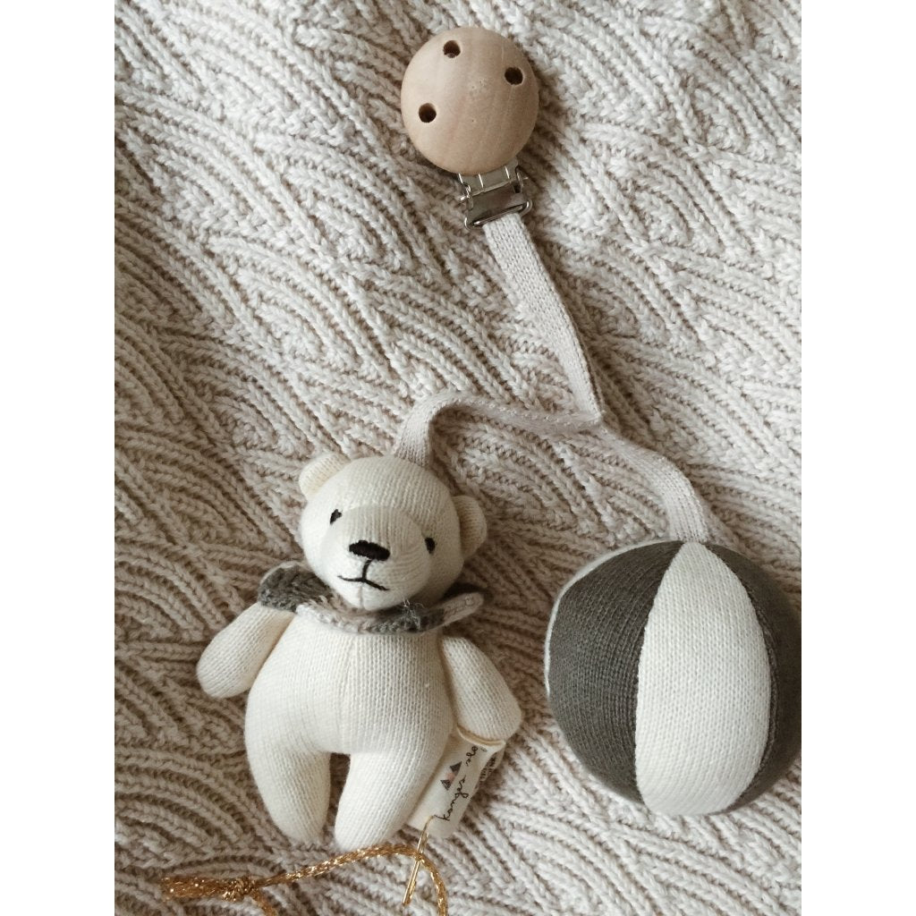 ORGANIC COTTON BEAR MOBILE TOY