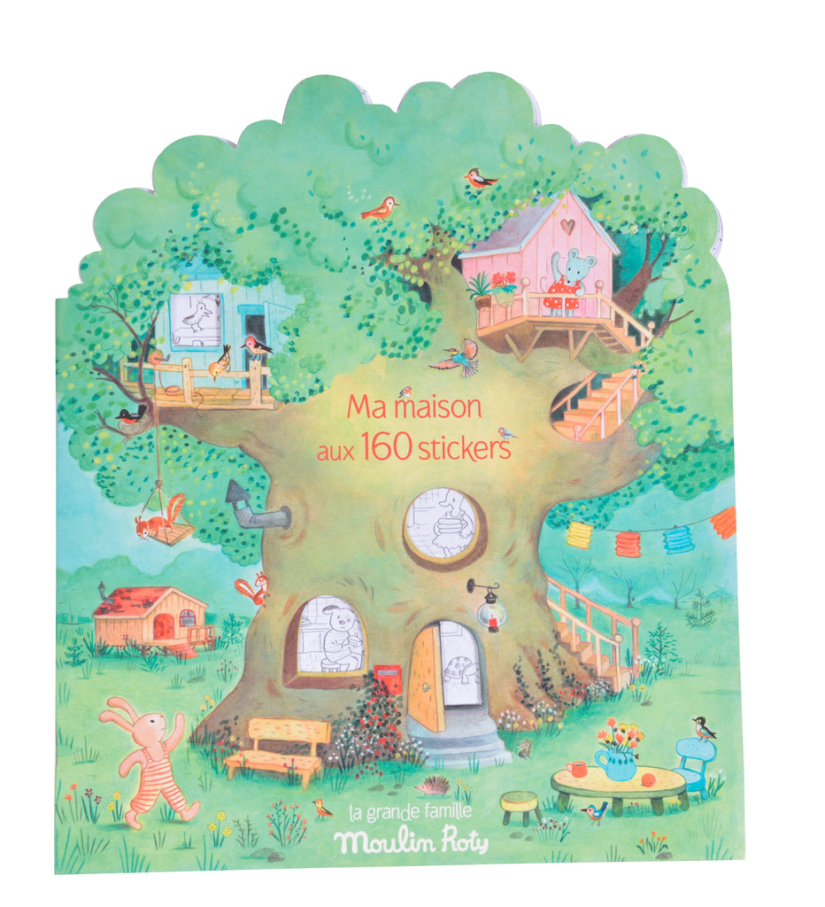 COLORING BOOK AND STICKERS "LA GRANDE FAMILLE"