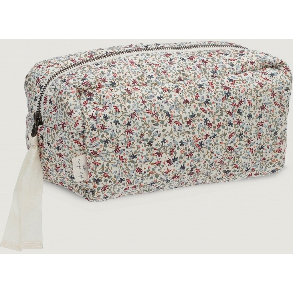 ORGANIC COTTON QUILTED TOILETRY BAG Louloudi